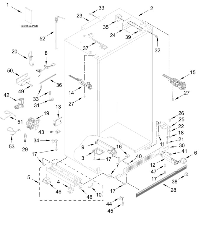 Diagram for KBSD736SPS00
