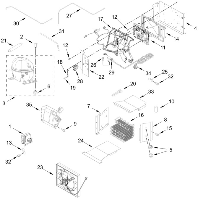 Diagram for KBSD736SPS00