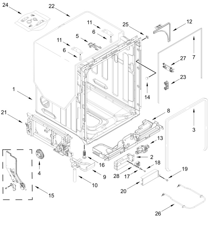Diagram for WDTA50SAKW4