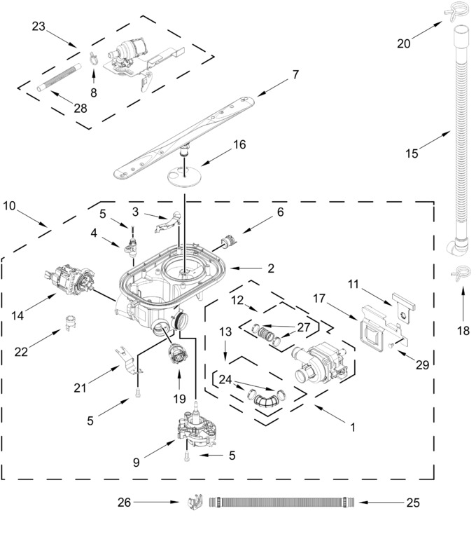 Diagram for WDTA50SAKW4