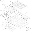 Diagram for Cooktop Parts
