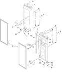 Diagram for Refrigerator Door Parts