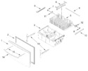Diagram for Freezer Door Parts