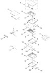 Diagram for Freezer Shelf Parts