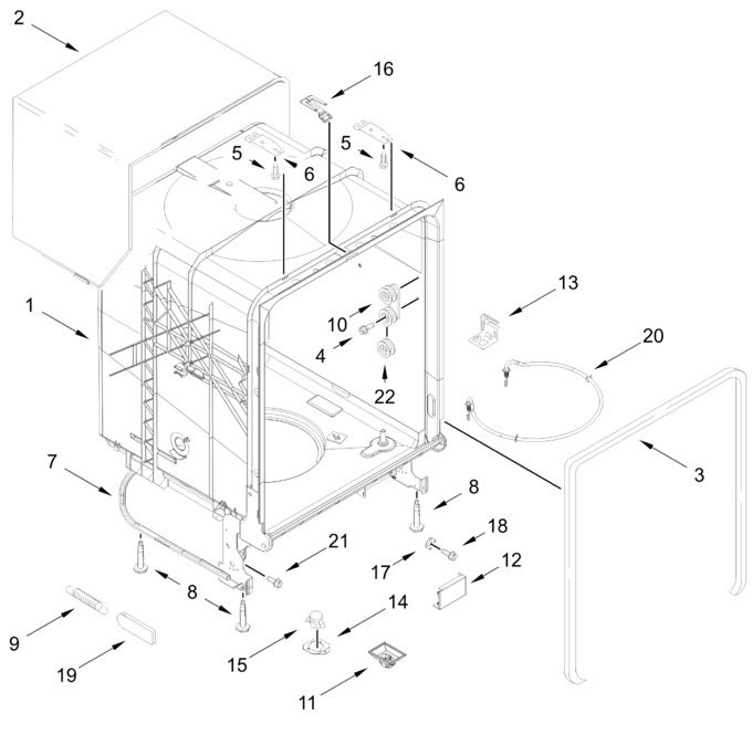 Diagram for GDBWH252SS0