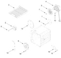 Diagram for Internal Oven Parts (18 In)