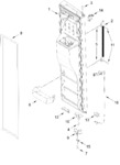 Diagram for Freezer Door Parts