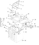 Diagram for Top And Cabinet Parts