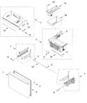 Diagram for Freezer Door Parts