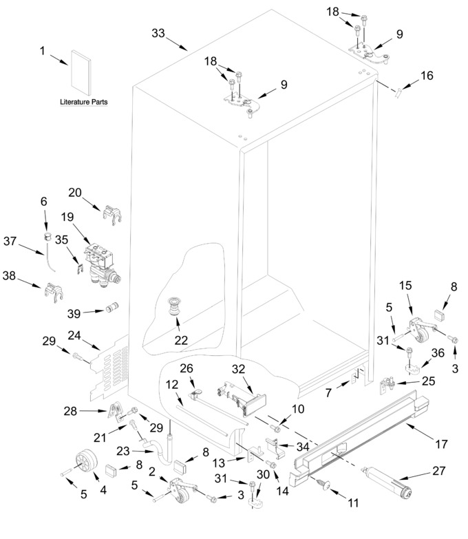 Diagram for WRS555SIHV07