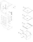 Diagram for Freezer Liner Parts