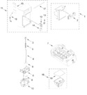 Diagram for Motor And Ice Container Parts