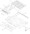 Diagram for Cooktop Parts
