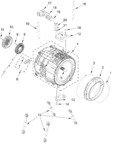 Diagram for Tub And Basket Parts