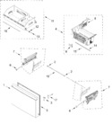 Diagram for Freezer Door Parts