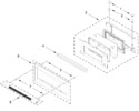 Diagram for Microwave Door Parts