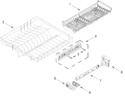 Diagram for Third Level Rack And Track Parts