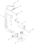 Diagram for Upper Wash And Rinse Parts