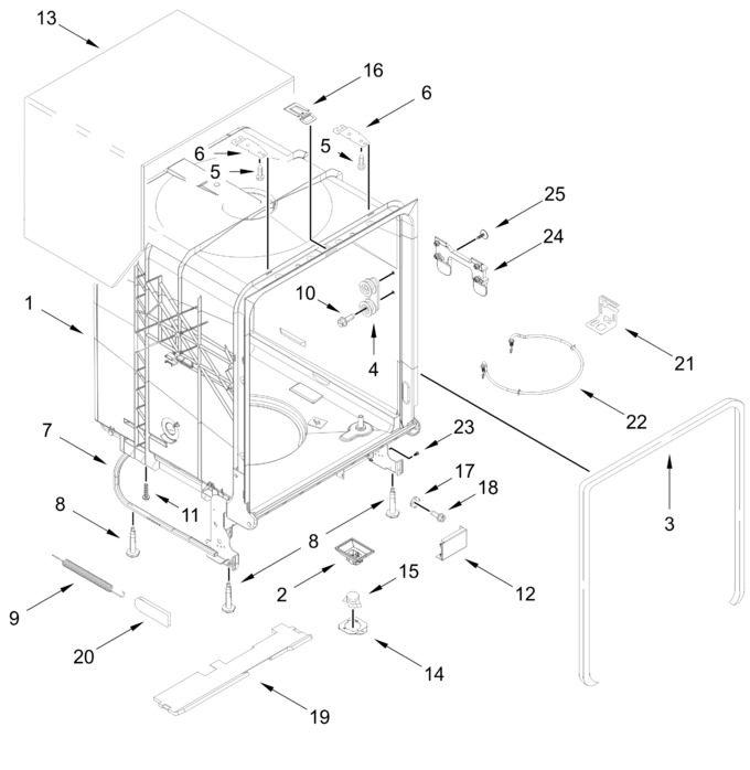 Diagram for WDT730HAMZ2