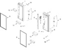 Diagram for Refrigerator Door Parts