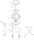 Diagram for Basket And Tub Parts