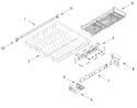 Diagram for Third Level Rack And Track Parts