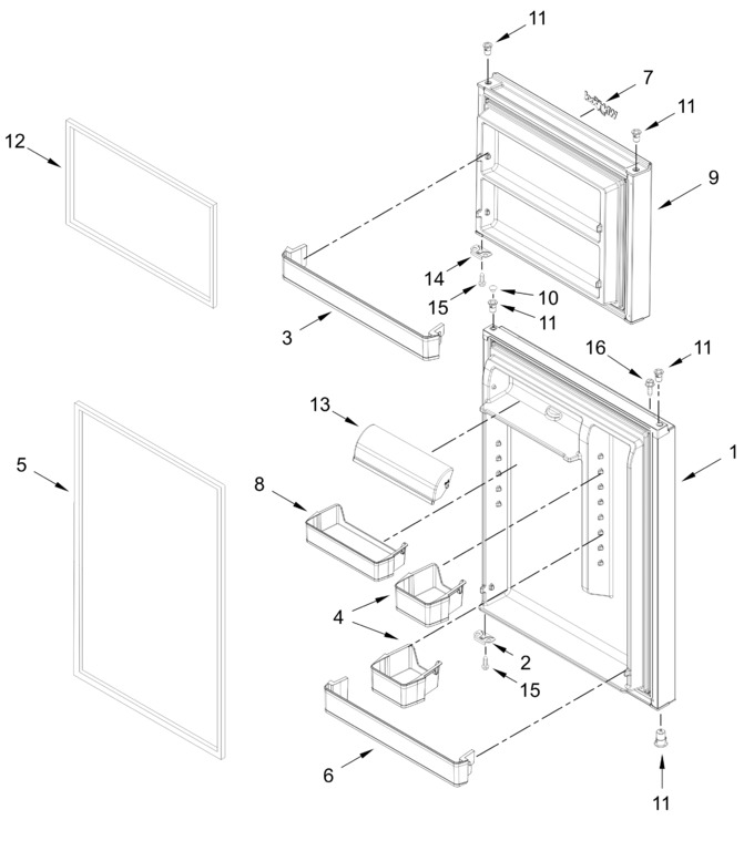 Diagram for WRTX3319SW00