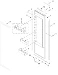 Diagram for Refrigerator Door Parts