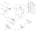 Diagram for Dispenser Front Parts