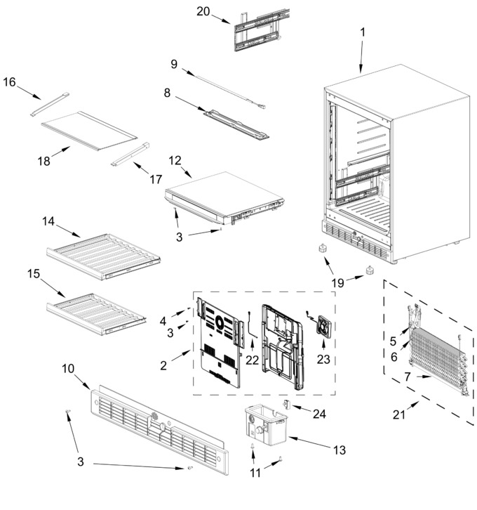 Diagram for KUBR524SSB00