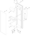 Diagram for Refrigerator Door Parts
