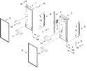 Diagram for Refrigerator Door Parts