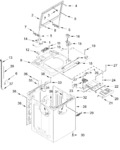 Diagram for Top And Cabinet Parts