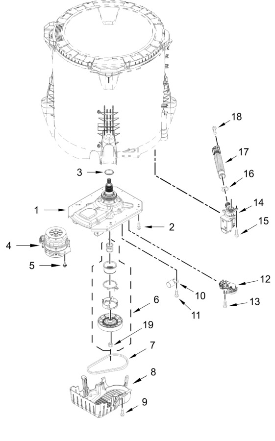 Diagram for WTW5105HC6