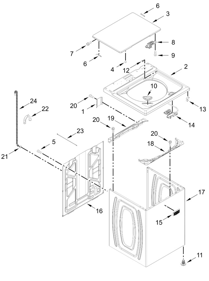 Diagram for 4KMVWC440JW2