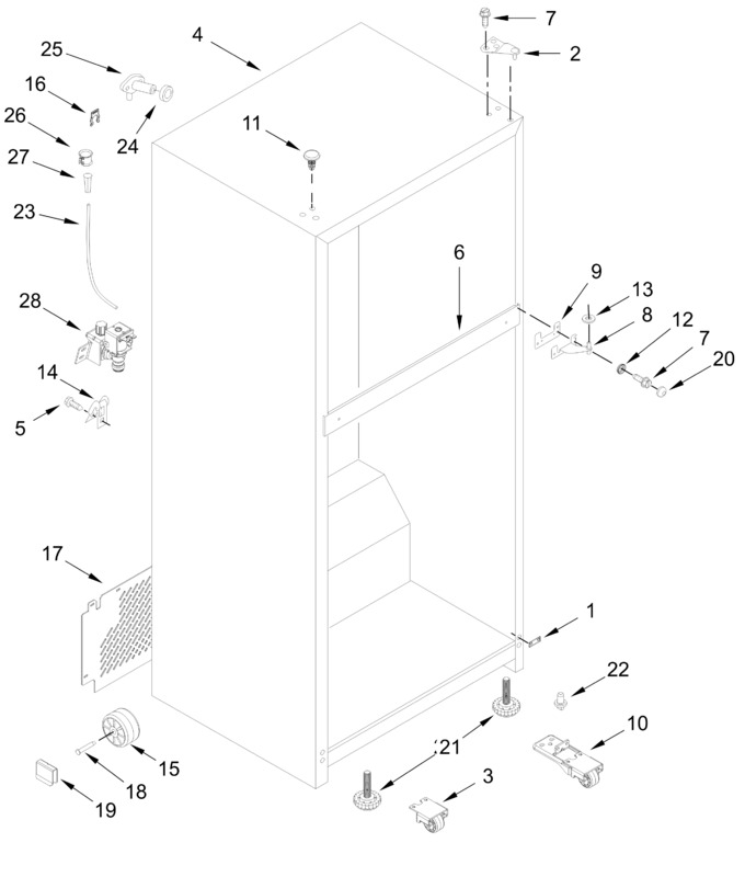 Diagram for WRTX3219SW00