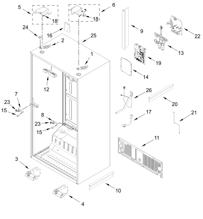 Diagram for WRFC3036RW02