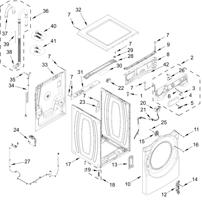 Diagram for WFW6720RW1