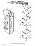 Diagram for 04 - Freezer Liner Parts