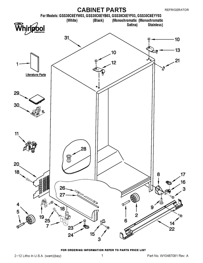 Diagram for GSS30C6EYB03