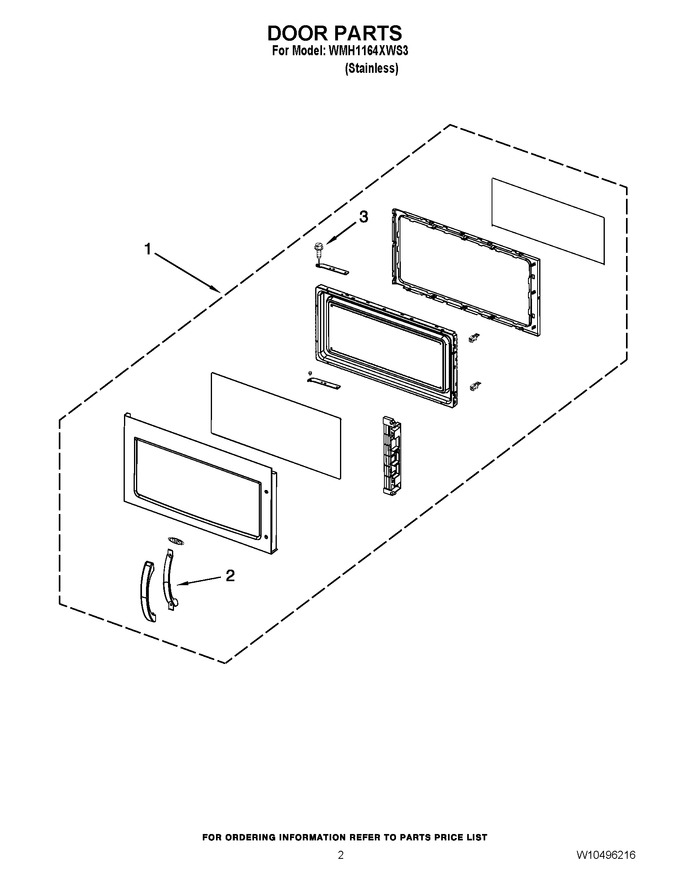 Diagram for WMH1164XWS3