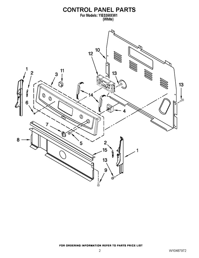 Diagram for YIES350XW1