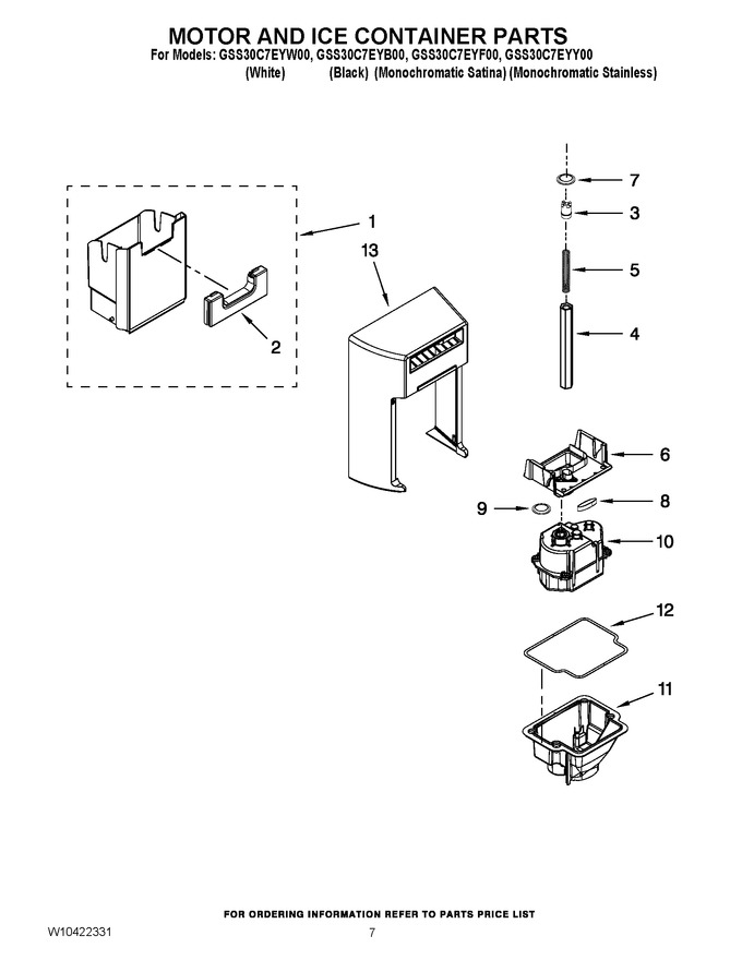 Diagram for GSS30C7EYF00