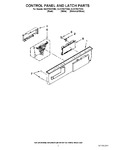 Diagram for 02 - Control Panel And Latch Parts