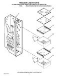 Diagram for 04 - Freezer Liner Parts