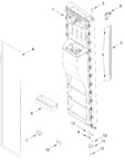 Diagram for Freezer Door Parts