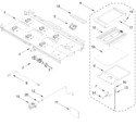 Diagram for Burner Box And Griddle Parts