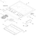 Diagram for Cooktop Parts
