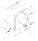 Diagram for Control Panel And Inner Door Parts