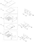 Diagram for Refrigerator Shelf Parts